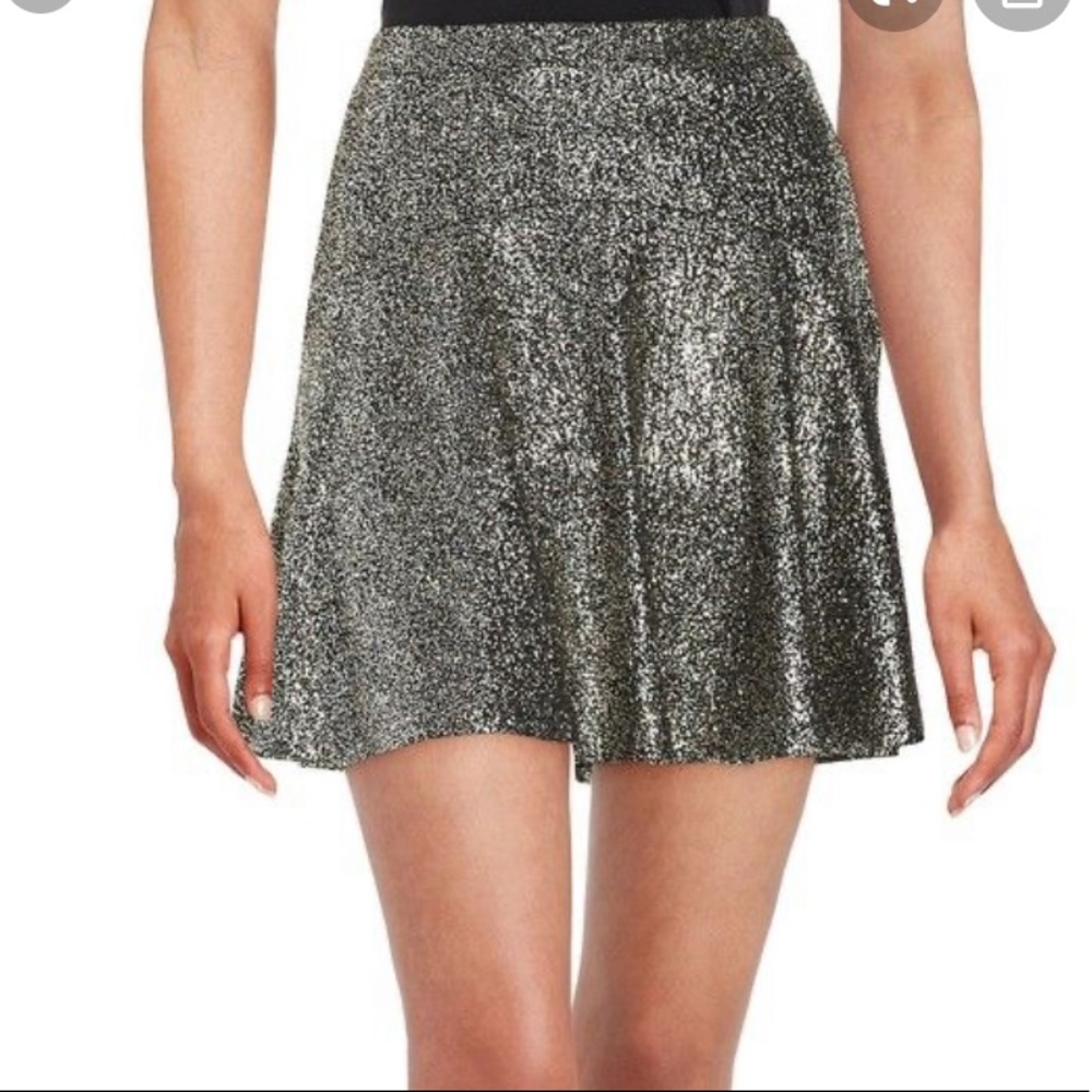 Sparkly skater skirt